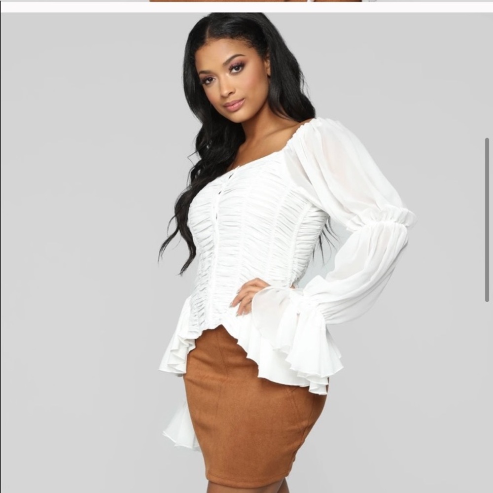 Fashion Nova white top
